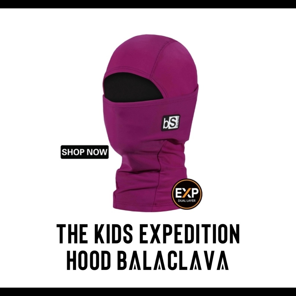 Kids balaclava in “wine” color